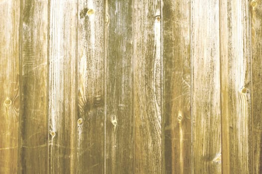 Old weathered wooden wall with brown planks