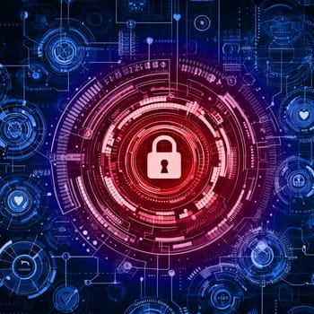Cyber security and protection of network private information and data future technology concept generative ai