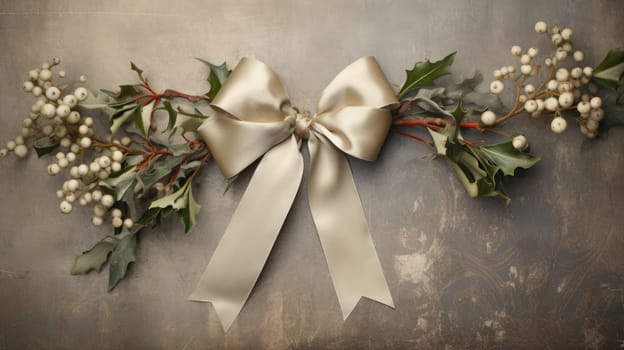 ribbon xmas frame christmas season holiday, ai