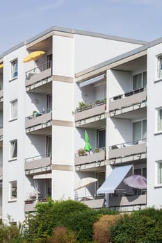 Monotone residential buildings, apartment buildings, Celle, Lower Saxony, Germany
