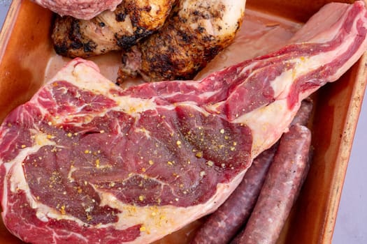 a delicious prime rib ready for cooking