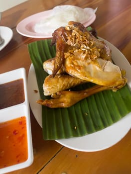 Various Thailand local food in the market, stock photo
