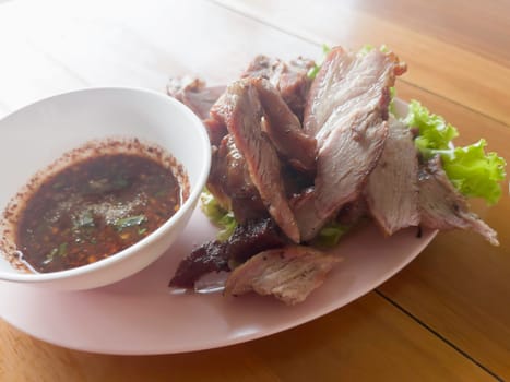 Various Thailand local food in the market, stock photo