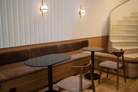 Interior of stylish white and green room, stock photo