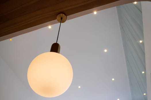 Interior of stylish white and green room, stock photo