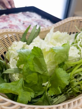 Various Thailand local food in the market, stock photo