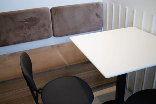 Interior of stylish white and green room, stock photo