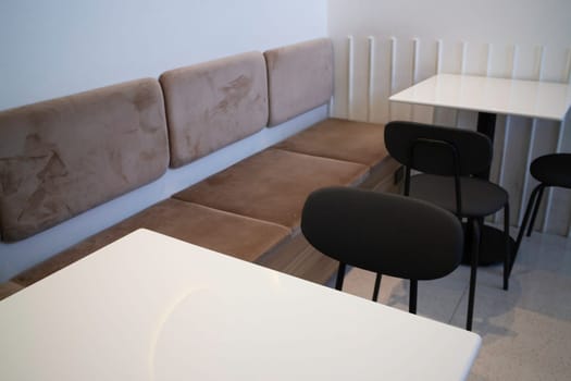 Interior of stylish white and green room, stock photo