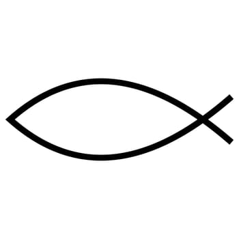 Christian ancient symbol Jesus sign fish, fish horoscope constellation