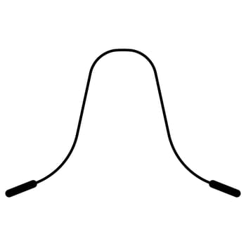 Jump rope sports, equipment training fitness jump rope healthy lifestyle