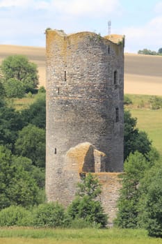The Castle Baldenau is the ruins of a moated castle in Morbach, Germany
