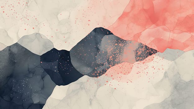 Grunge watercolor marbled abstract background. Generative AI design