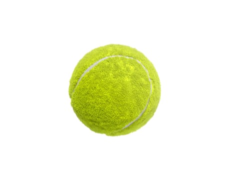 Tennis ball isolated without shadow