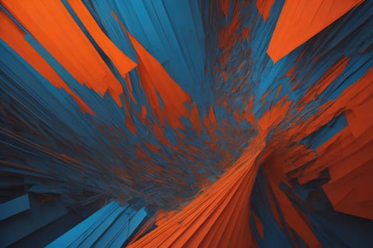 Abstract fractal art background for creative design. generative ai