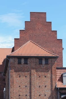 Stralsund  is a Hanseatic town in the Pomeranian part of Mecklenburg-Vorpommern, Germany.