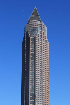 The Messeturm, or Trade Fair Tower, is a 63-storey, 257 m skyscraper in the Westend-Süd district of Frankfurt, Germany