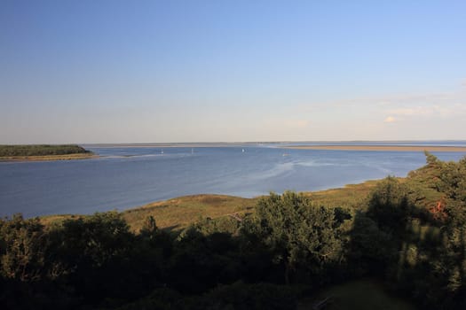 The island of Bock lies in the Baltic Sea southwest of the island of Hiddensee and east of the peninsula of Zingst