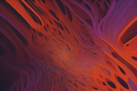 Abstract fractal art background for creative design. generative ai
