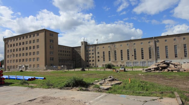 Prora was built by Nazi Germany as a beach resort on the island of Ruegen, Germany, which is known for its colossal Nazi-planned tourist structures