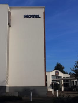 Goettingen, Germany August 7, 2017: the Best Western Parkhotel Ropeter is conveniently located at the motorway exit (Goettingen-Dransfeld in the Goettingen-Grone district)