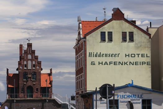 Stralsund  is a Hanseatic town in the Pomeranian part of Mecklenburg-Vorpommern, Germany.