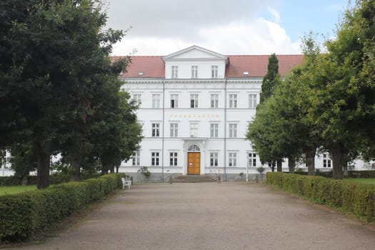 Putbus is a town on the southeastern coast of the island of Ruegen, in the county of Vorpommern-Ruegen in the state of Mecklenburg-Western Pomerania, close to the Baltic Sea