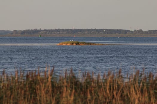 The island of Bock lies in the Baltic Sea southwest of the island of Hiddensee and east of the peninsula of Zingst
