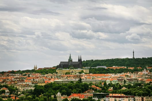View of the Prague city, Czech Republic