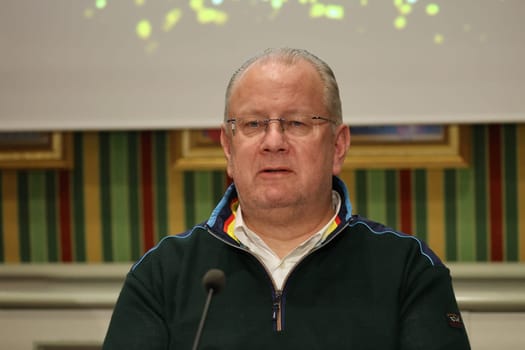 Kai Fischer (Chairman of the Board of Directors of Radio Regenbogen) at the press conference for the Radio Regenbogen Award 2024 at Europapark Rust