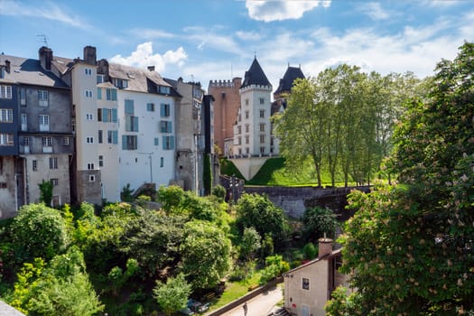 Castle of Henry IV in Pau, Aquitaine, in the  Pyrenees, France