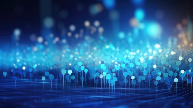 abstract tech futuristic digital background, ai