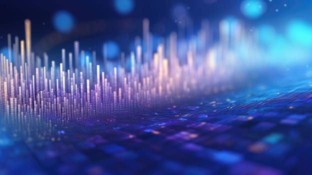 abstract tech futuristic digital background, ai