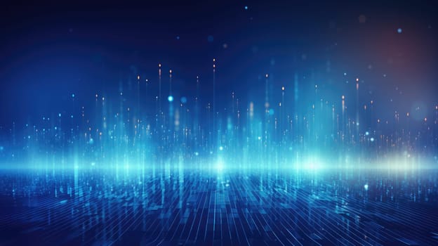 abstract tech futuristic digital background, ai