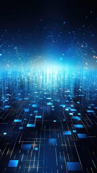 abstract tech futuristic digital background, ai