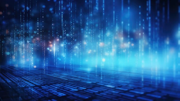 abstract tech futuristic digital background, ai