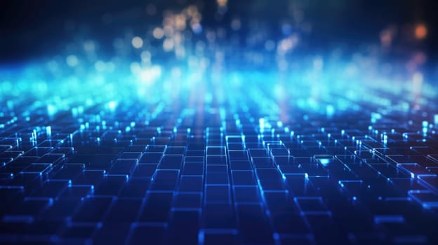 abstract tech futuristic digital background, ai