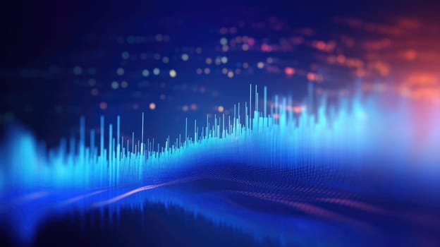abstract tech futuristic digital background, ai