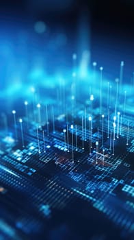 abstract tech futuristic digital background, ai