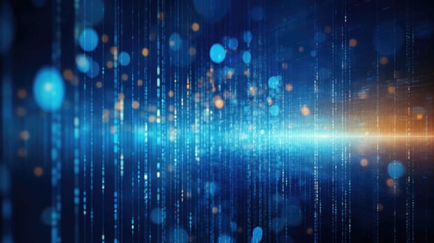 abstract tech futuristic digital background, ai
