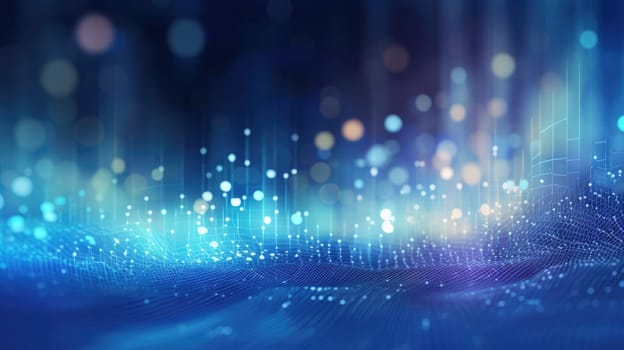 abstract tech futuristic digital background, ai