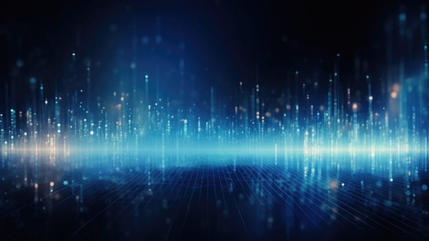 abstract tech futuristic digital background, ai
