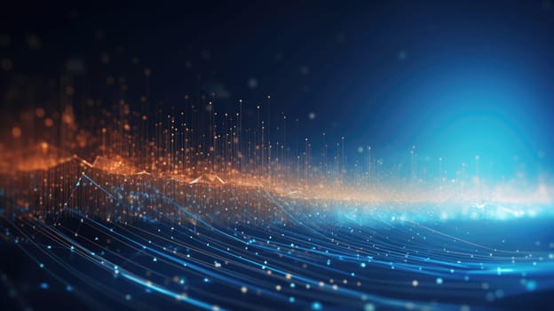abstract tech futuristic digital background, ai