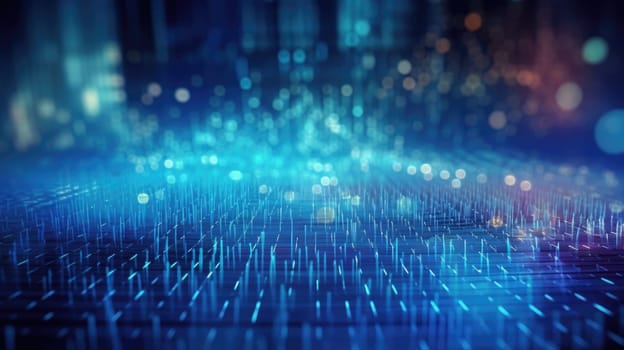 abstract tech futuristic digital background, ai
