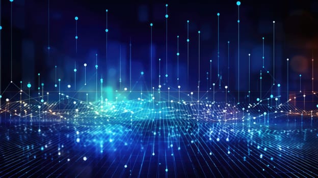 abstract tech futuristic digital background, ai