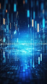 abstract tech futuristic digital background, ai