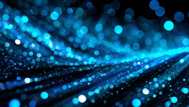 abstract futuristic blue background. AI generated