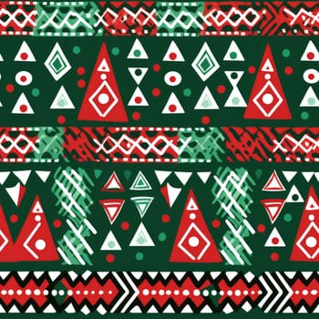 christmas holiday seamless illustration pattern, ai