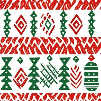 christmas holiday seamless illustration pattern, ai