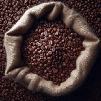 sack of fresh coffee beans for a great start generative ai