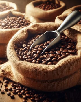 sack of fresh coffee beans for a great start generative ai